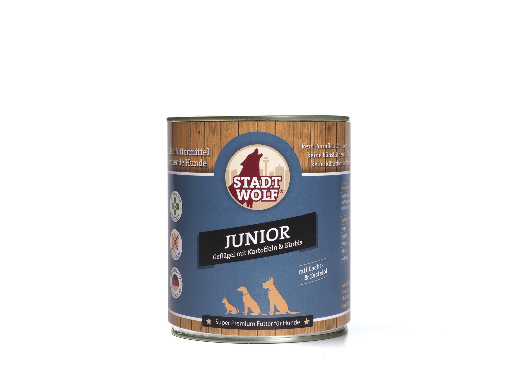 Junior Geflügel mit Kartoffeln, Kürbis und hochwertigen Ölen