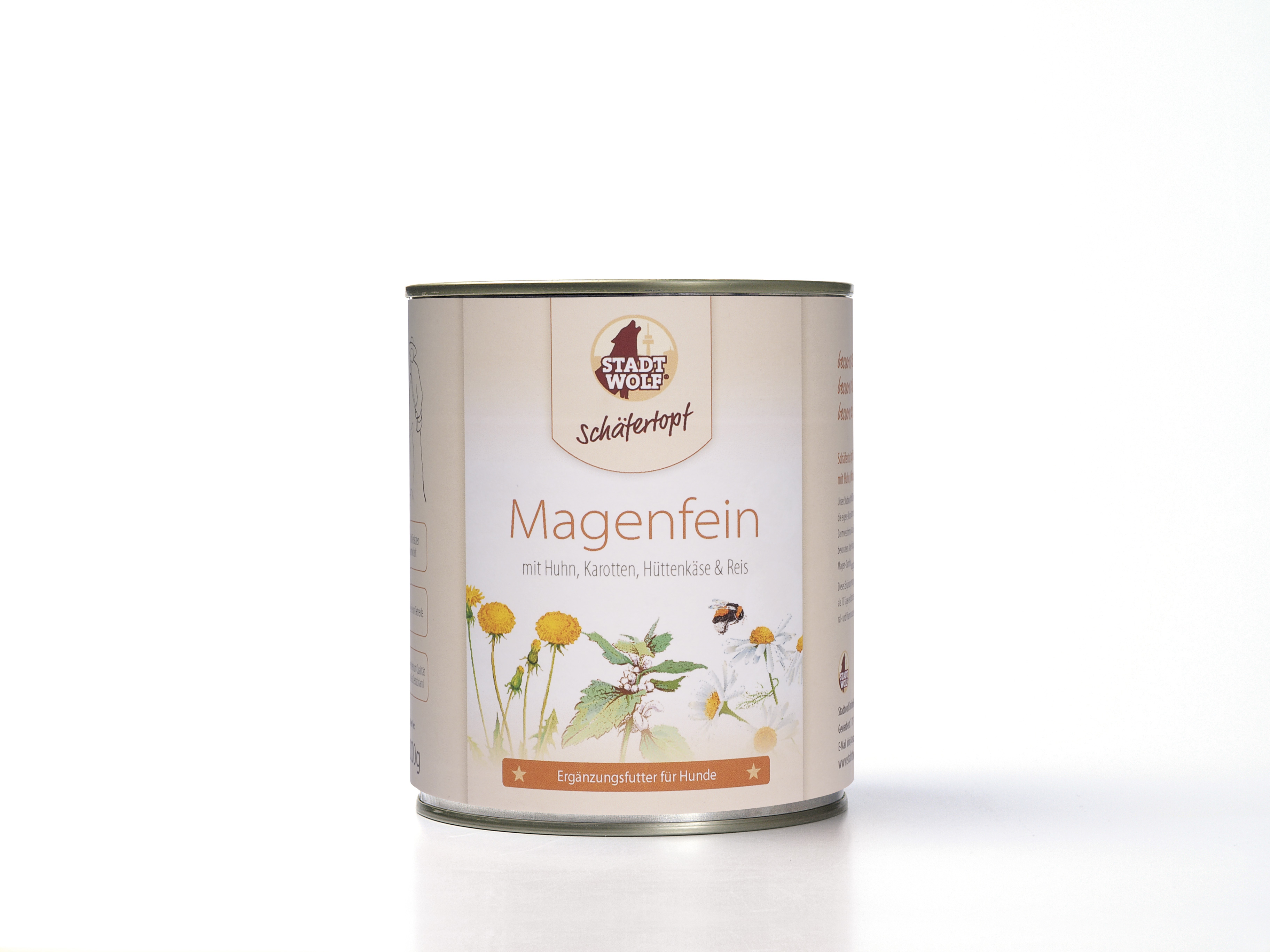 Schäfertopf Magenfein mit Huhn, Karotten, Hüttenkäse & Reis